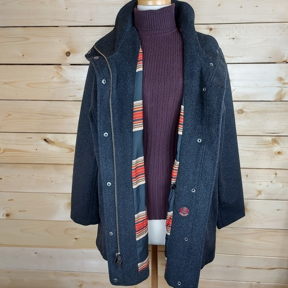 PENDLETON Wool Coat Winter Jacket Size XL Fully Lined - Picture 4 of 13